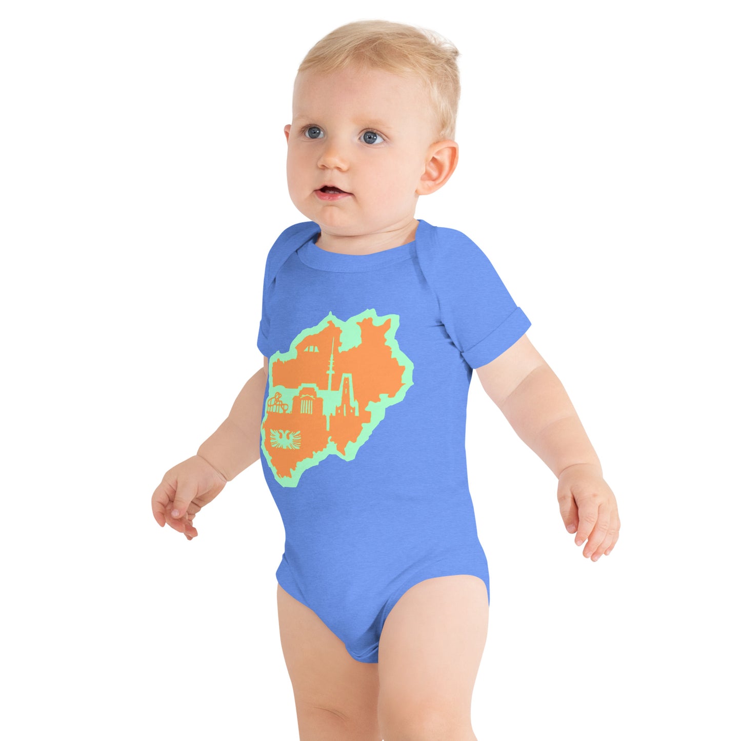 Kurzärmliger Baby-Einteiler