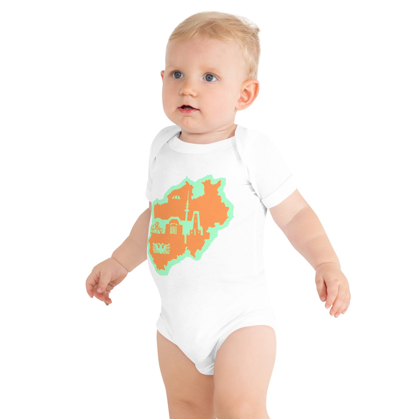 Kurzärmliger Baby-Einteiler