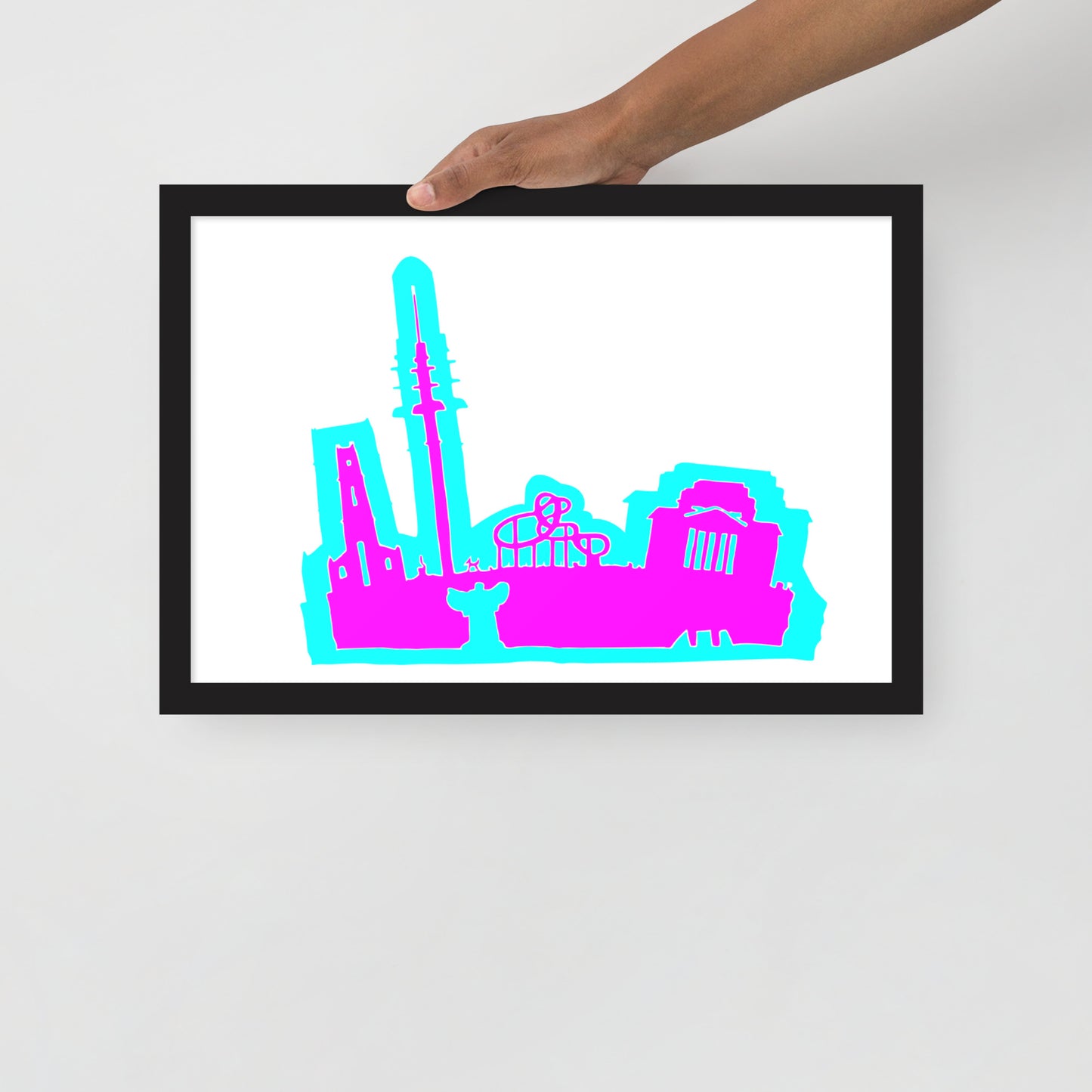 Gerahmtes Poster