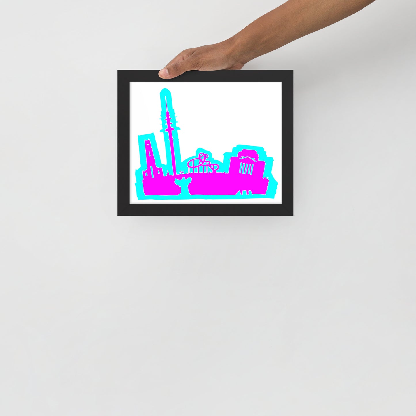 Gerahmtes Poster