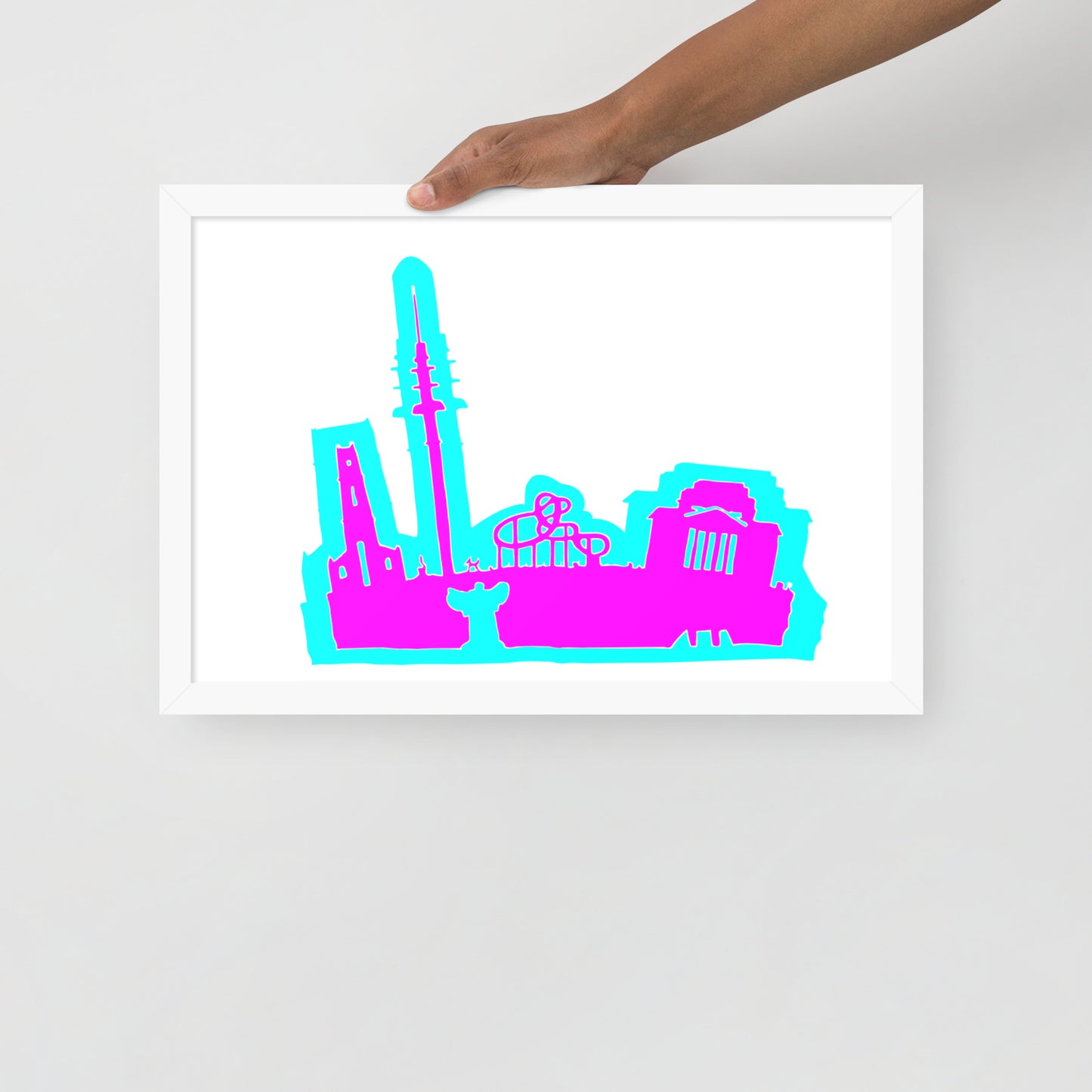 Gerahmtes Poster