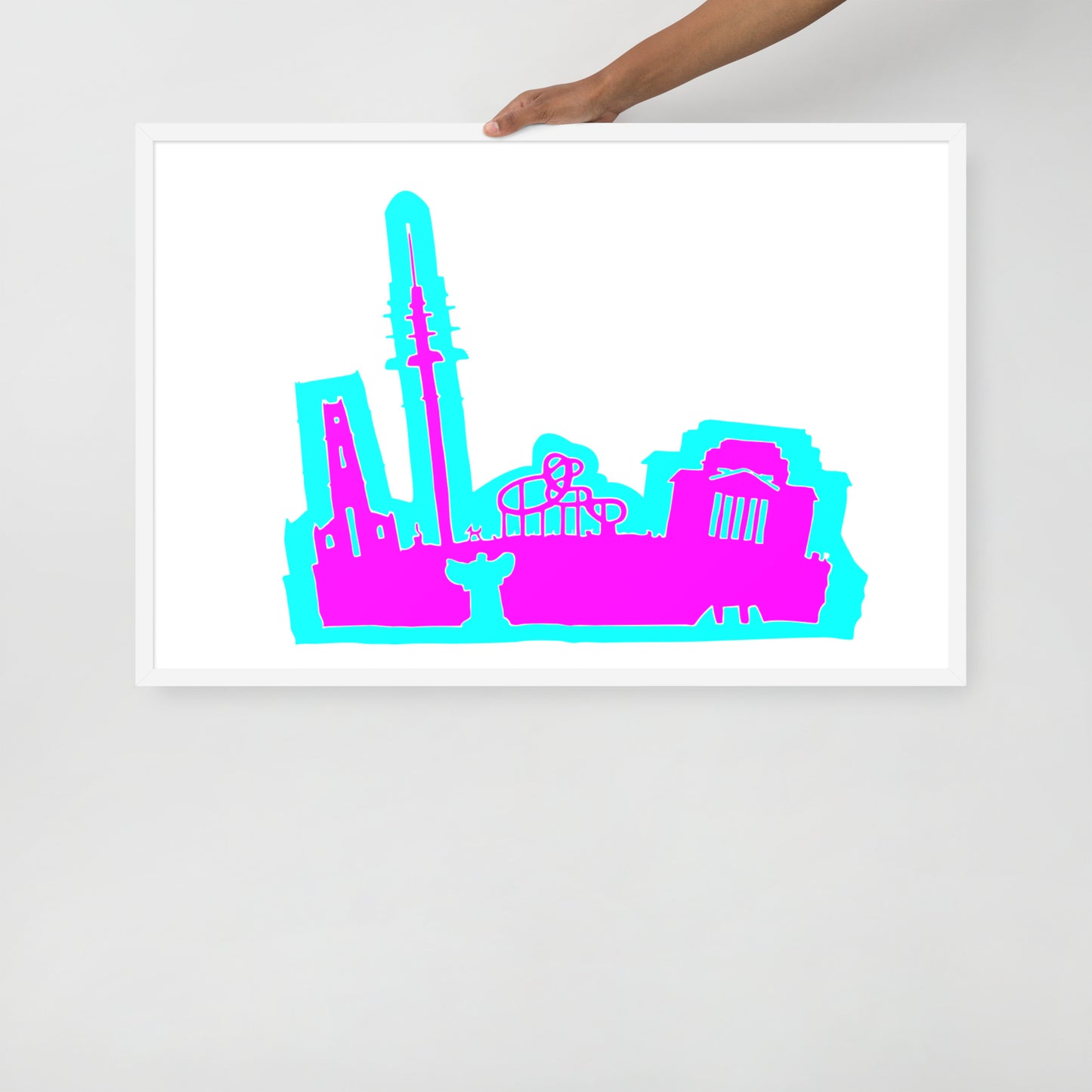Gerahmtes Poster