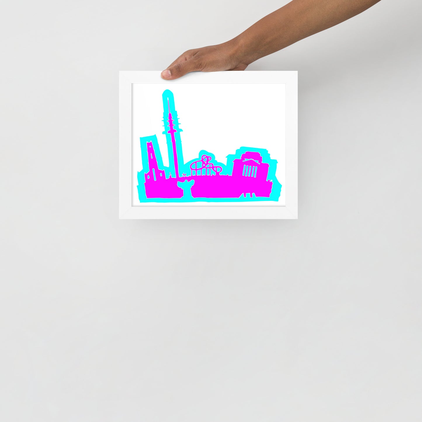 Gerahmtes Poster