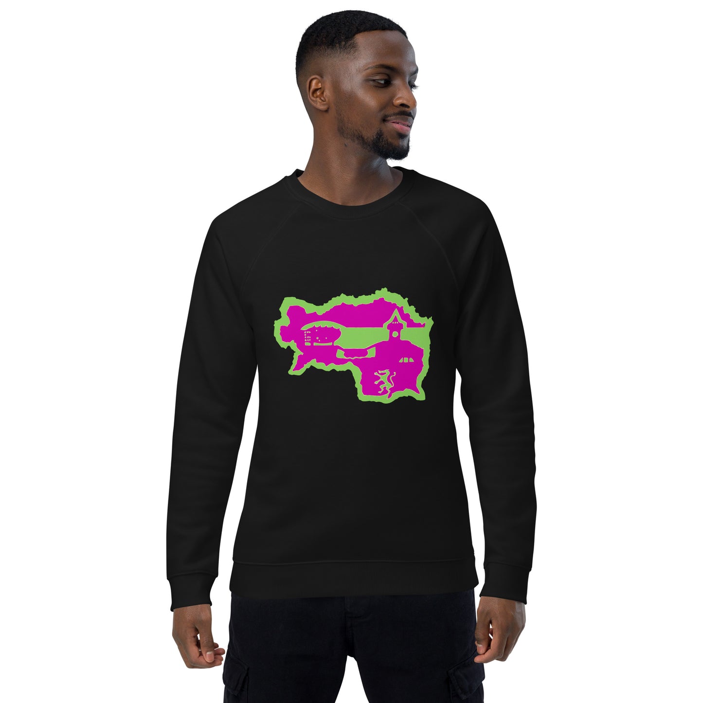 Unisex Bio-Raglan-Pullover