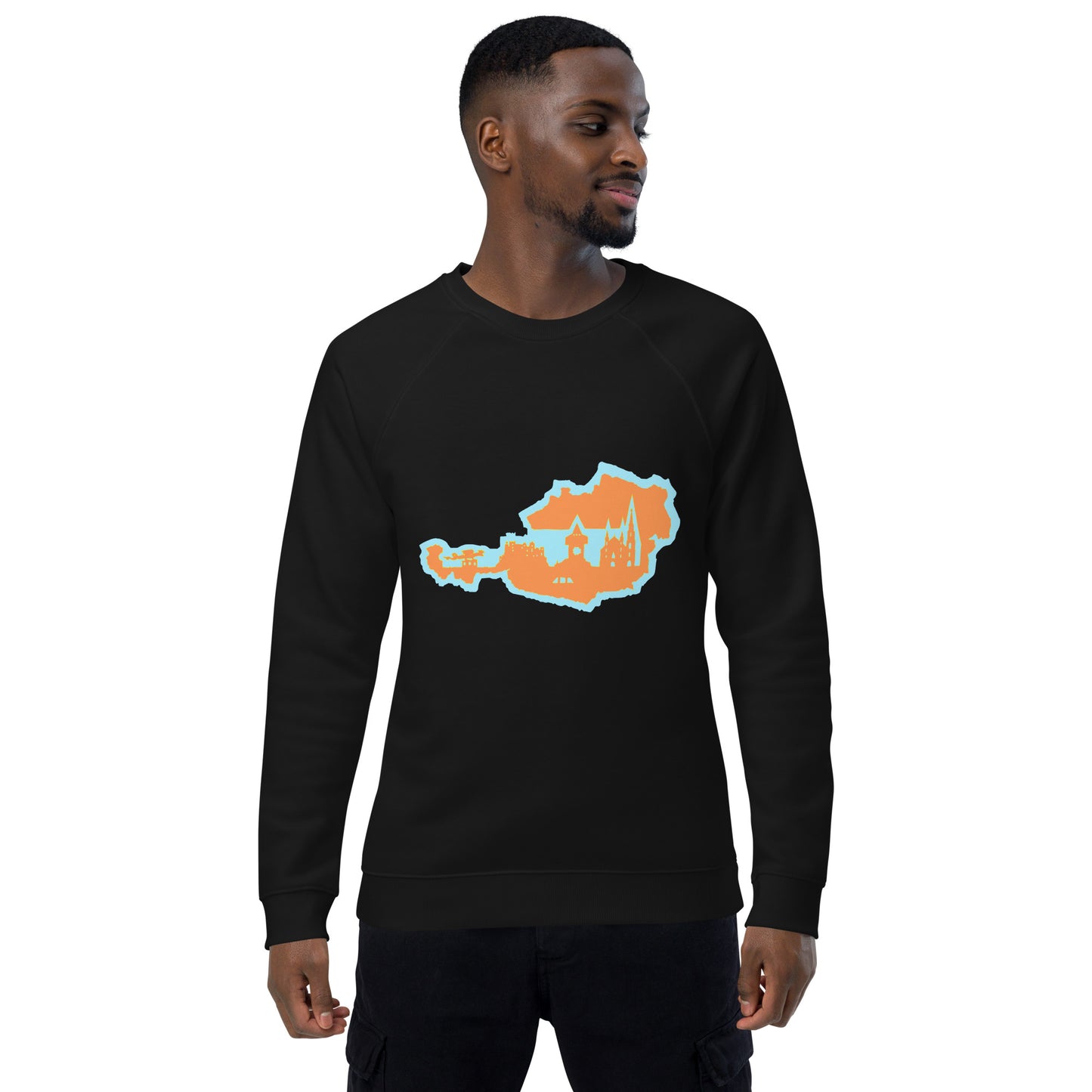 Unisex Bio-Raglan-Pullover