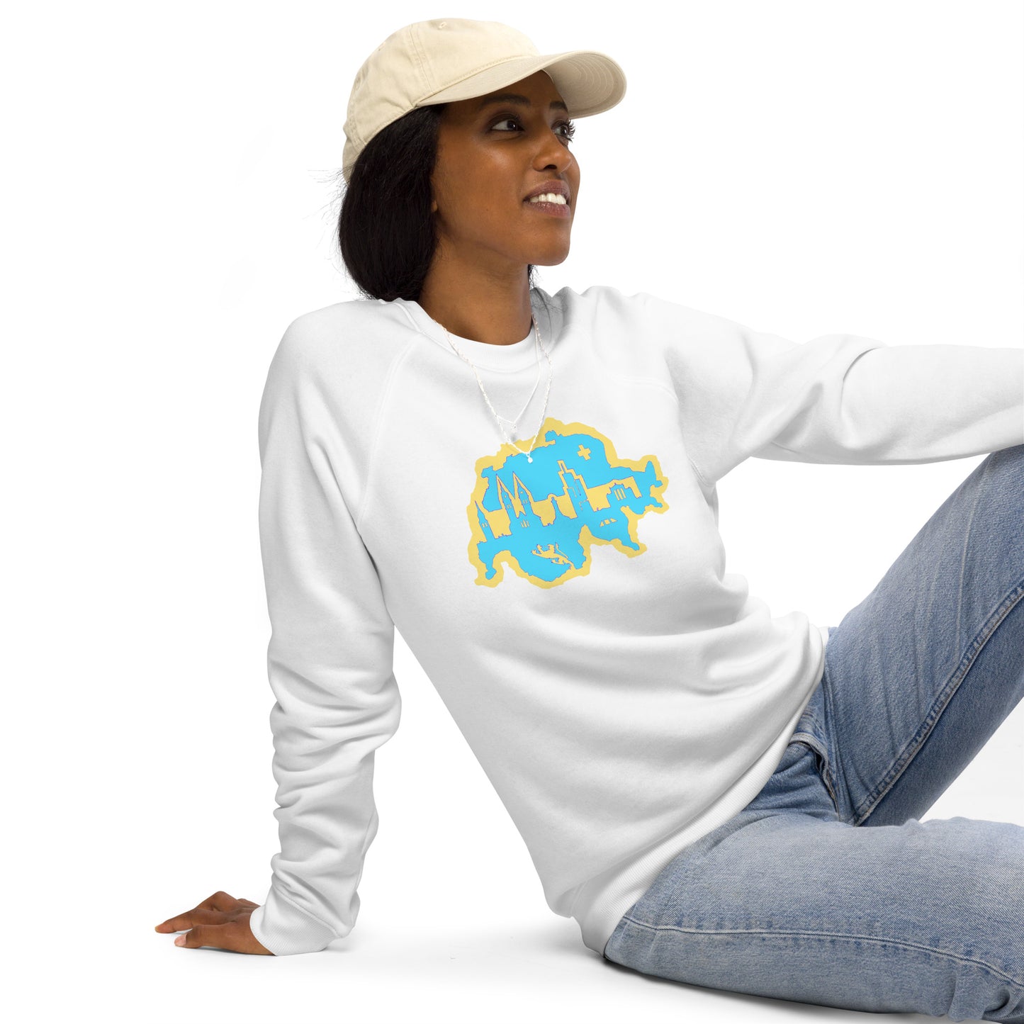 Unisex Bio-Raglan-Pullover
