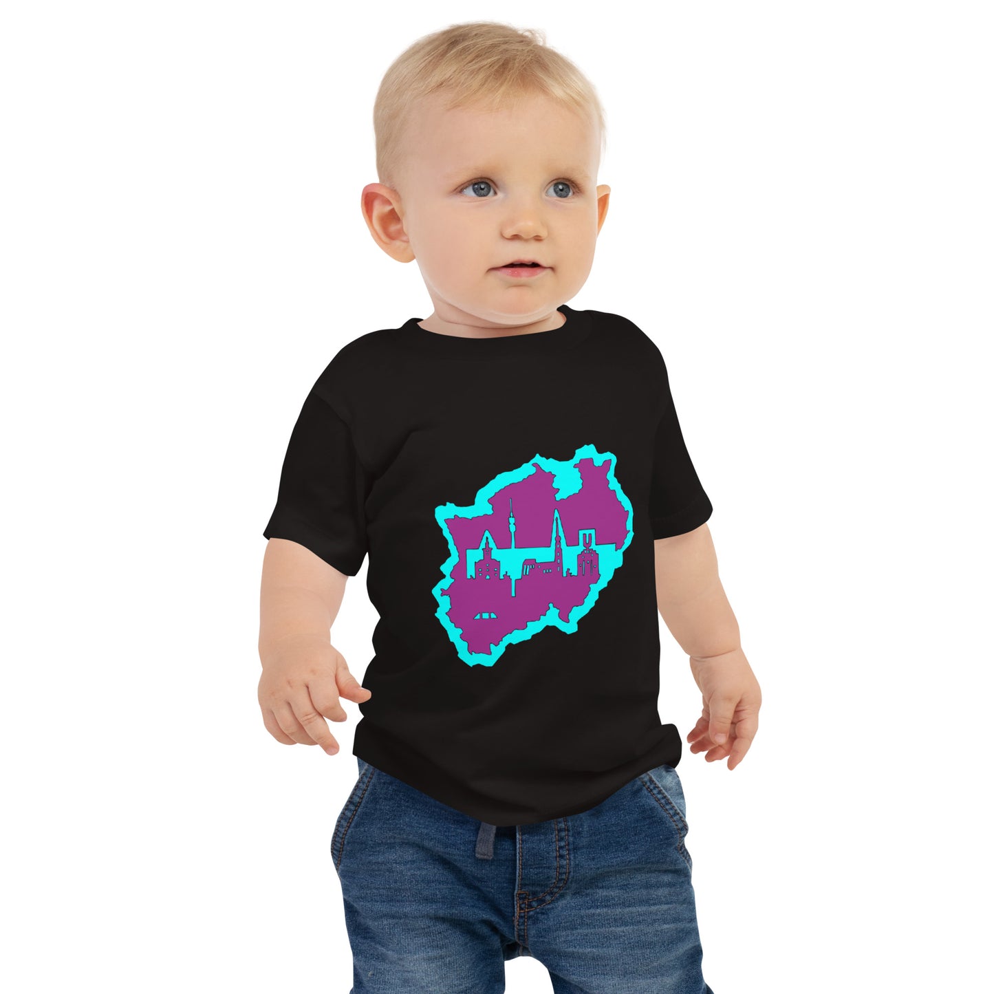 Kurzärmeliges Baby-Jersey-T-Shirt