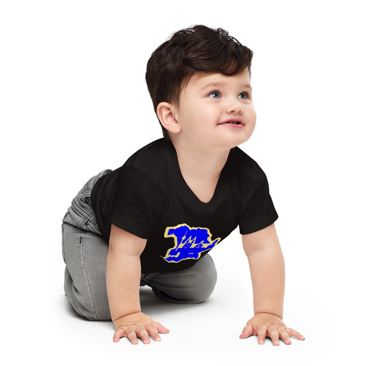 Kurzärmeliges Baby-Jersey-T-Shirt