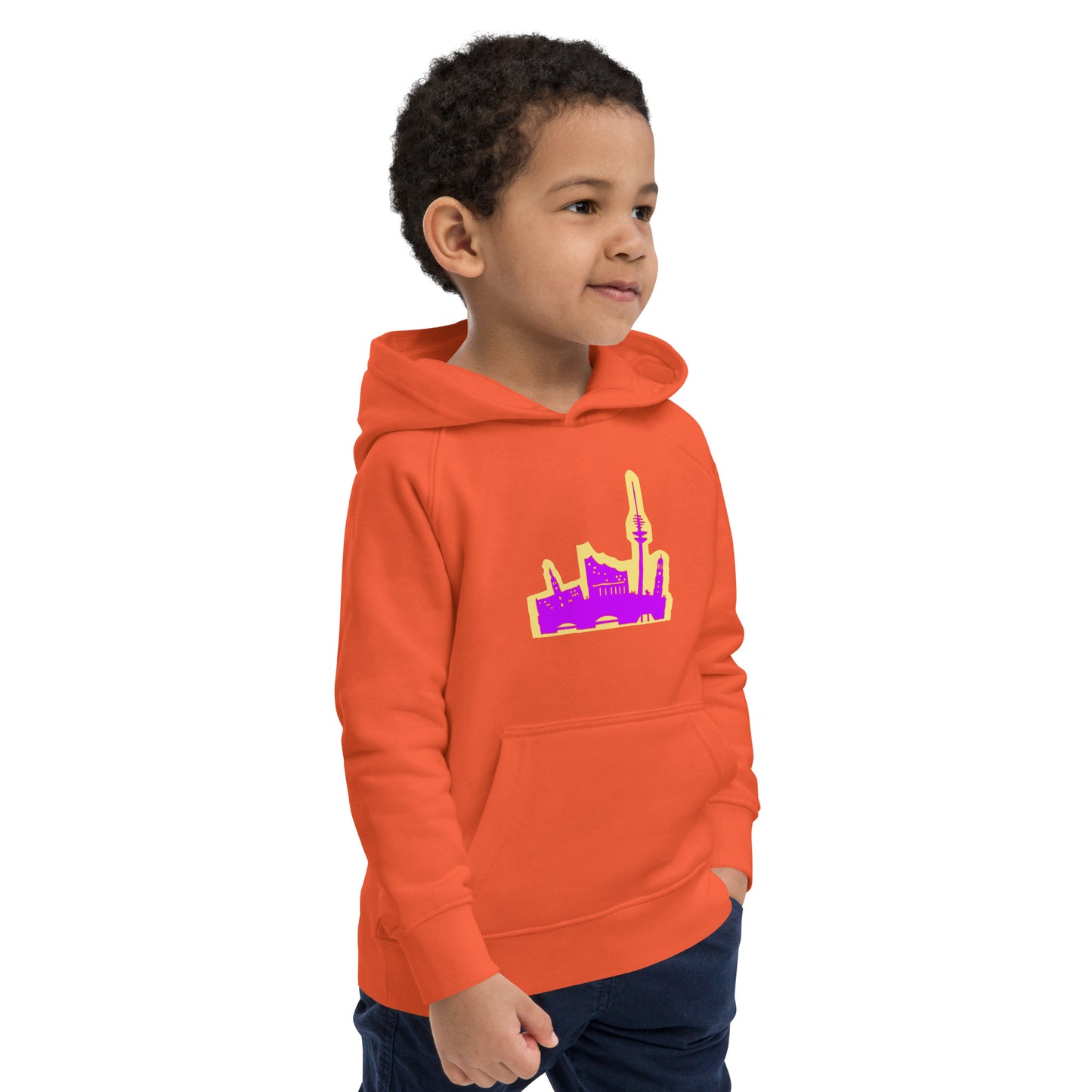 Öko-Kapuzenpullover für Kinder