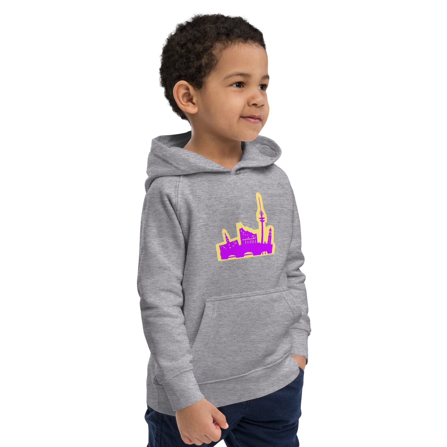 Öko-Kapuzenpullover für Kinder