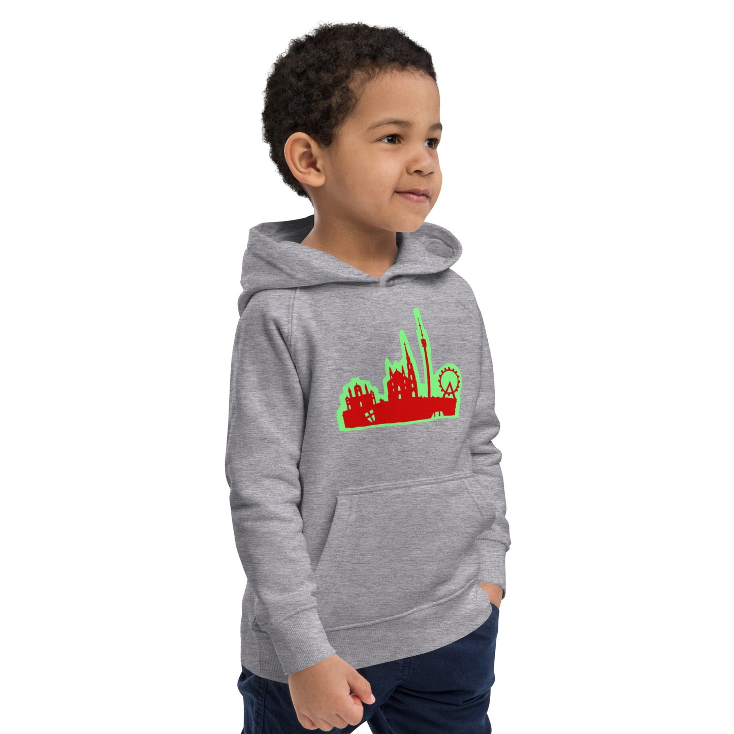 Öko-Kapuzenpullover für Kinder