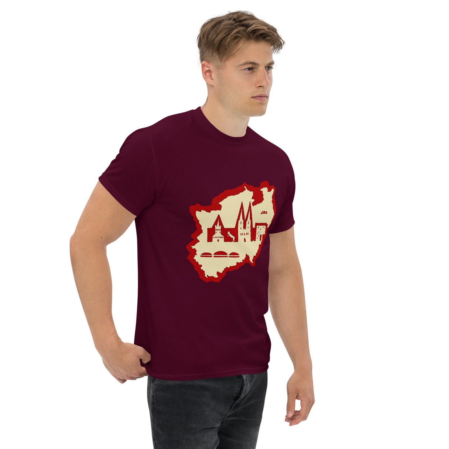 Klassisches Herren-T-Shirt