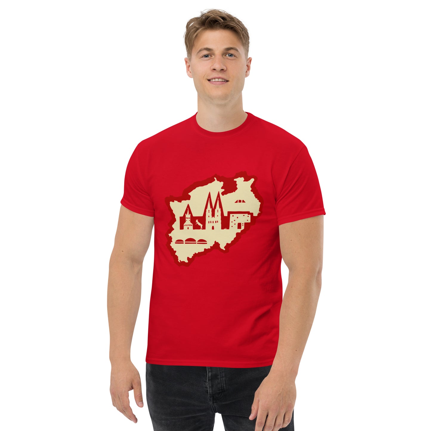 Klassisches Herren-T-Shirt