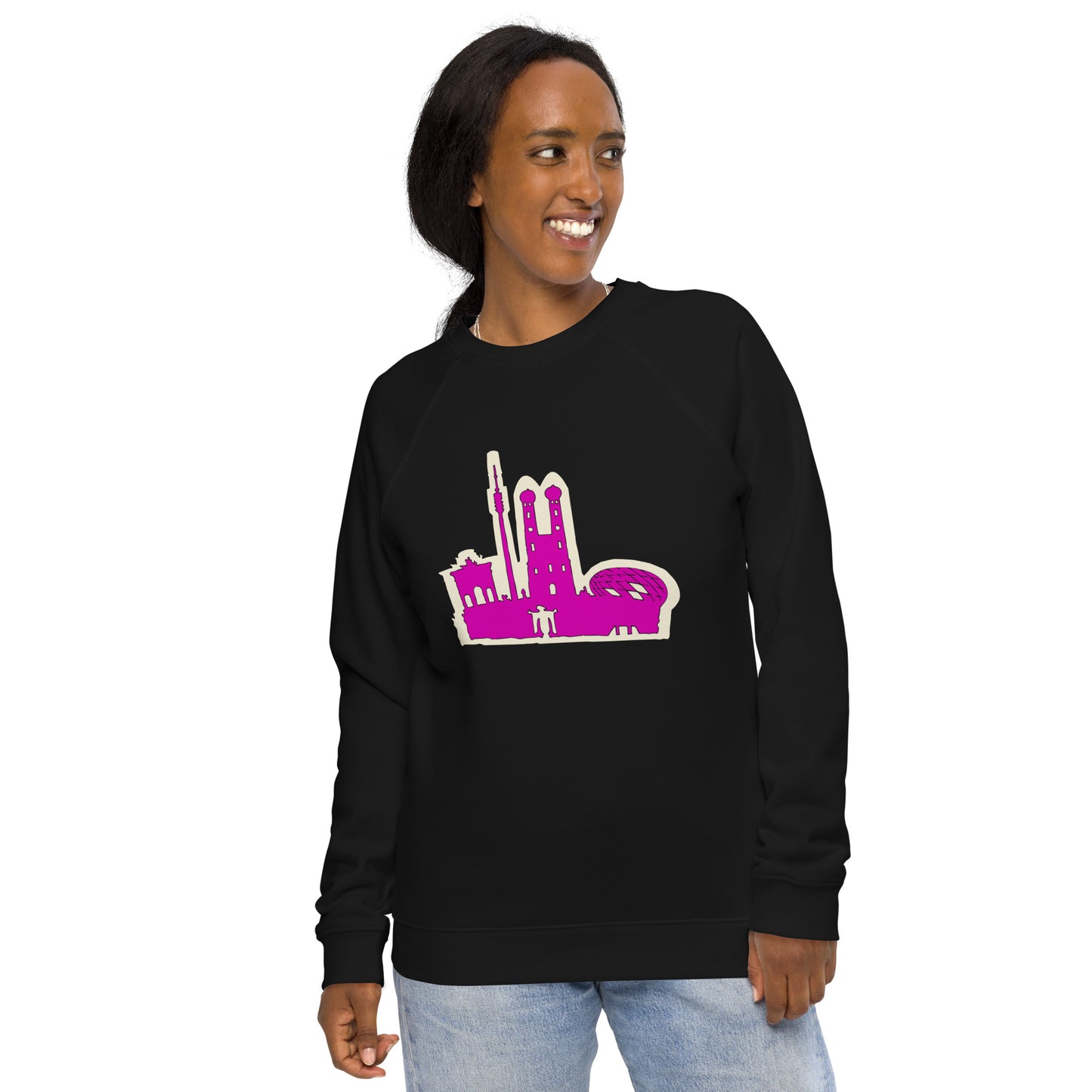 Unisex Bio-Raglan-Pullover