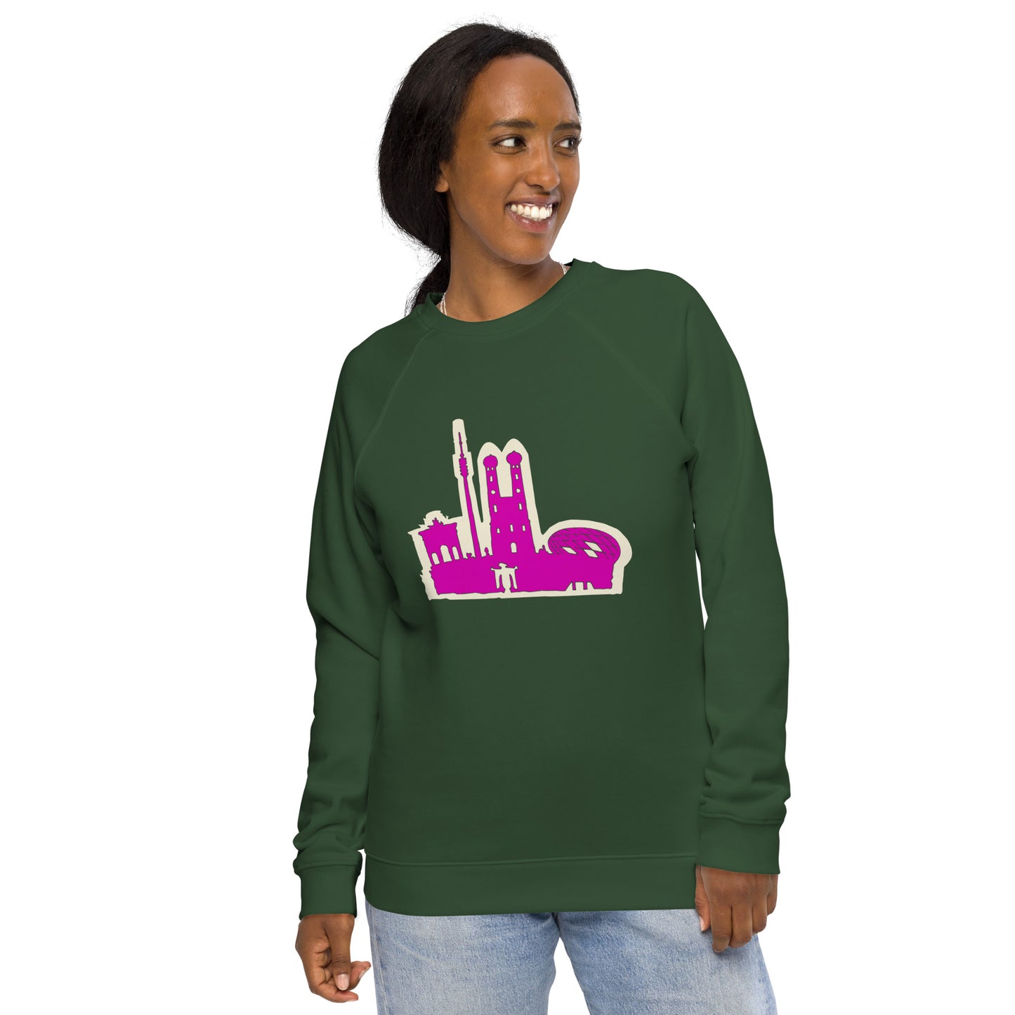 Unisex Bio-Raglan-Pullover