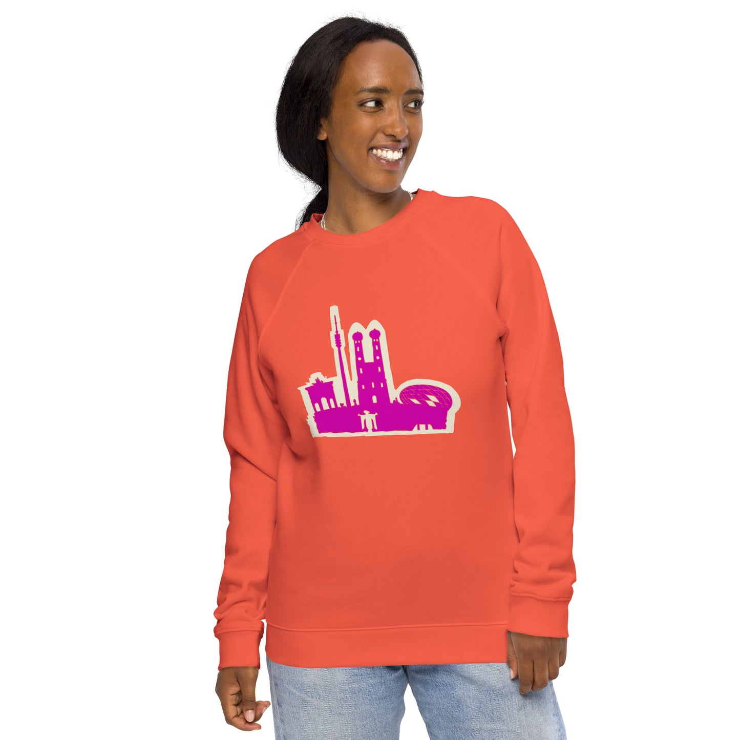 Unisex Bio-Raglan-Pullover