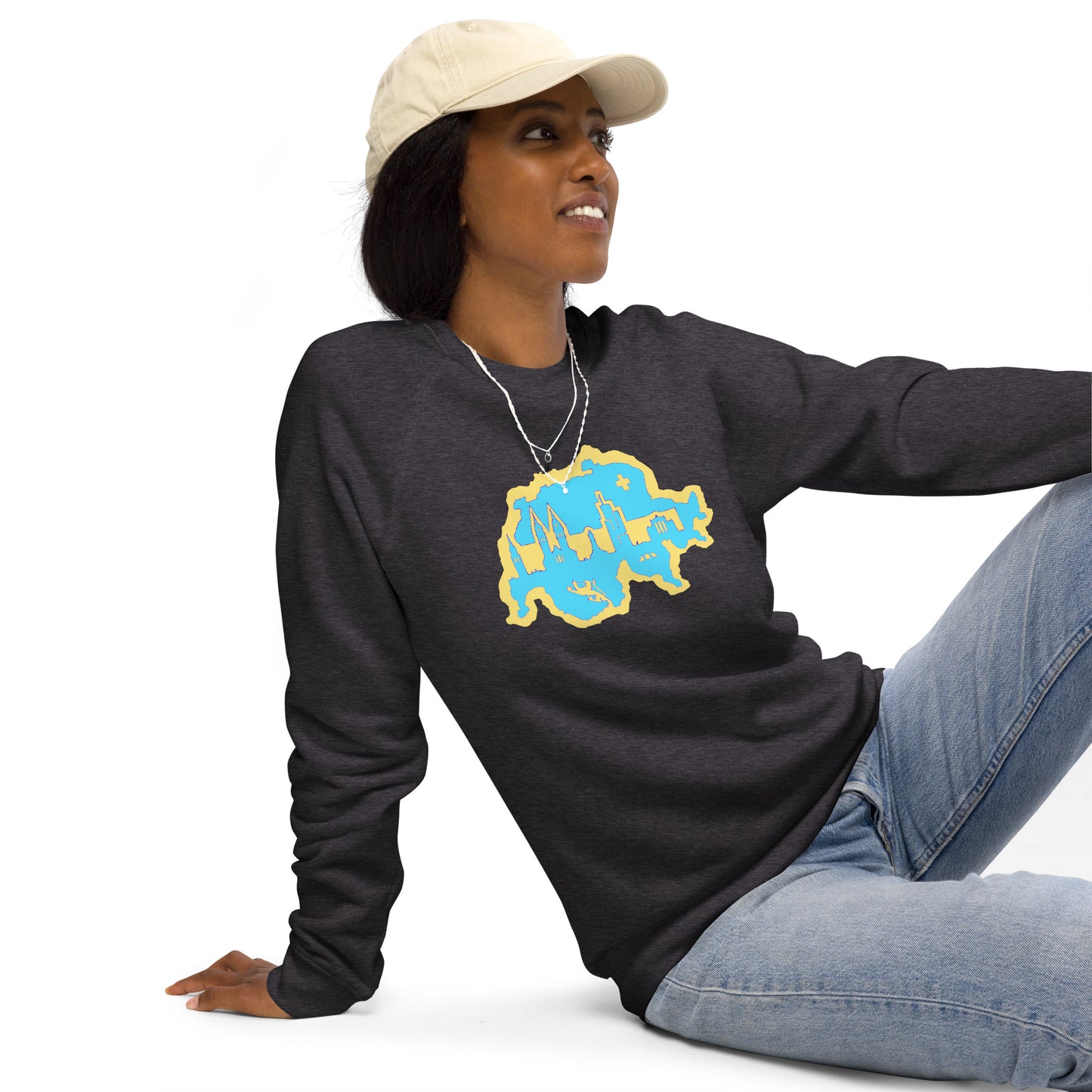 Unisex Bio-Raglan-Pullover