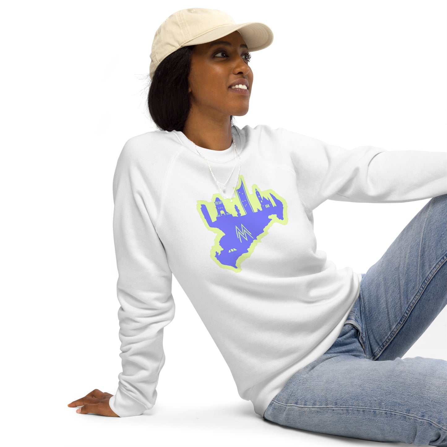 Unisex Bio-Raglan-Pullover