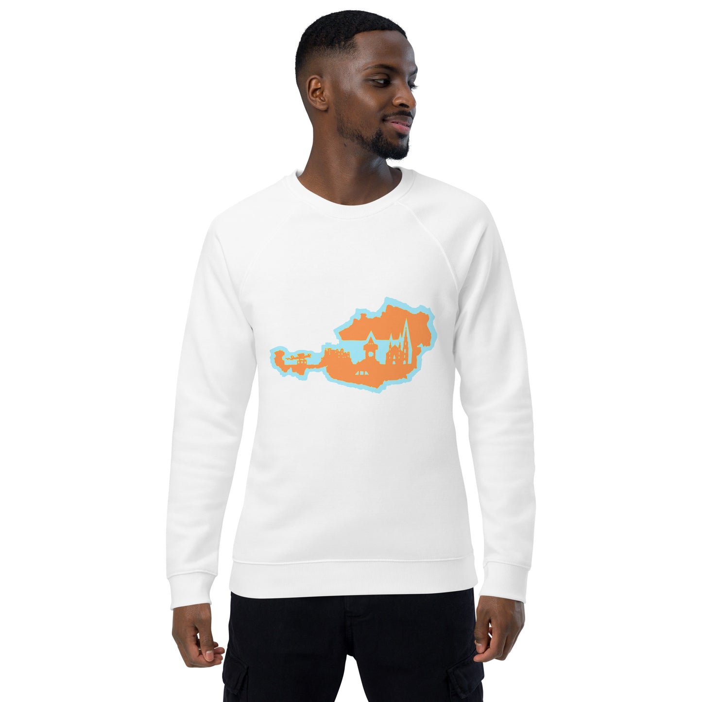 Unisex Bio-Raglan-Pullover