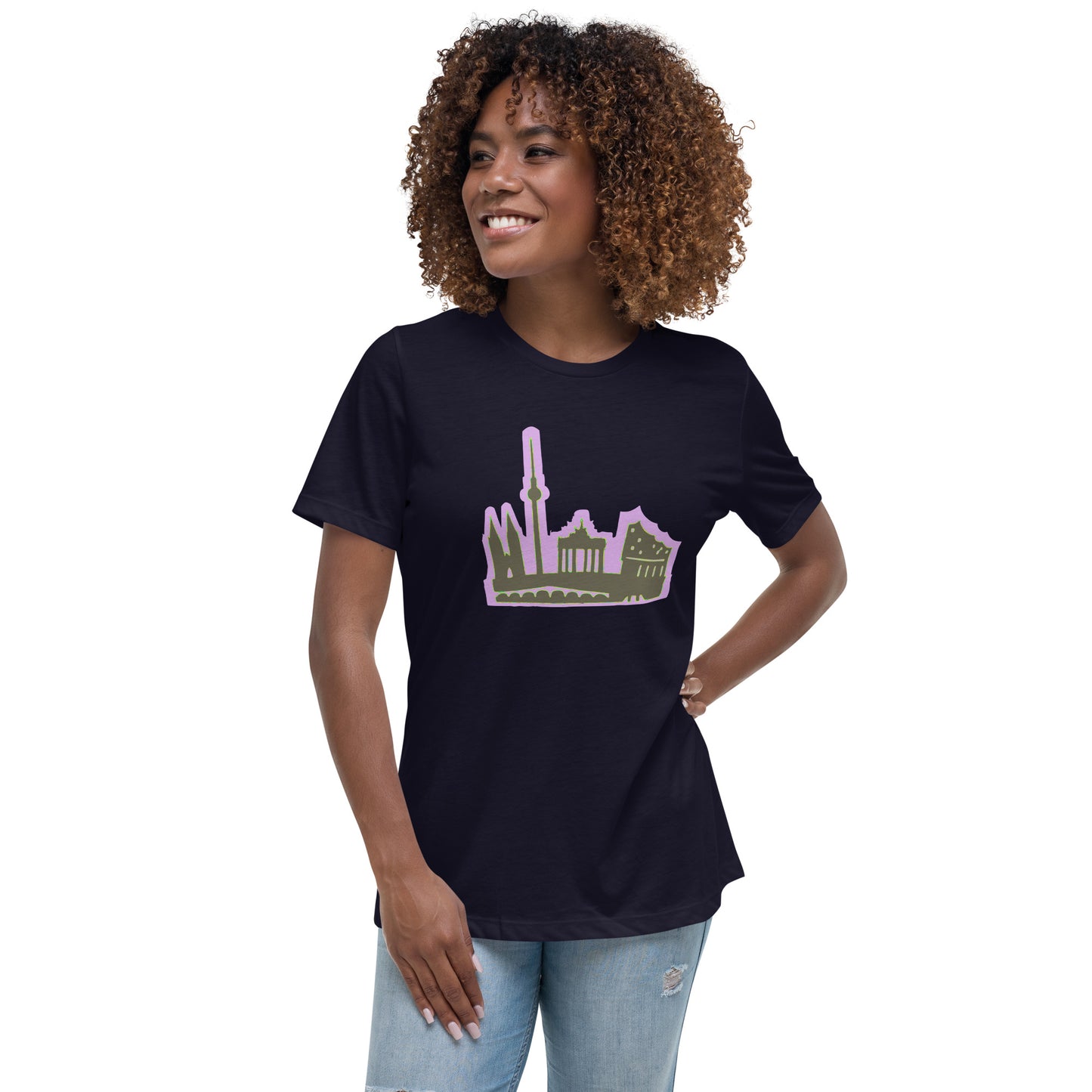 Lockeres Damen-T-Shirt