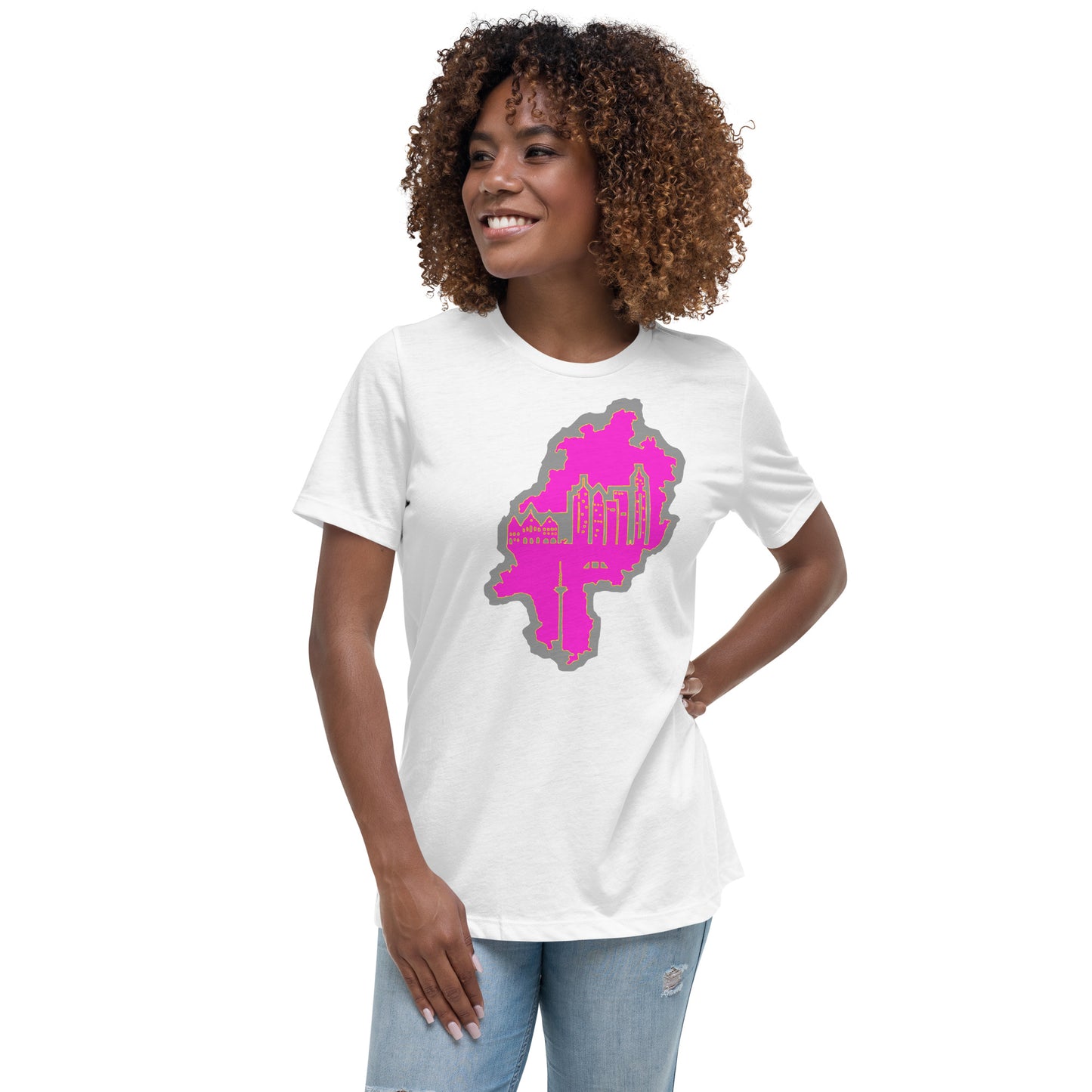 Lockeres Damen-T-Shirt