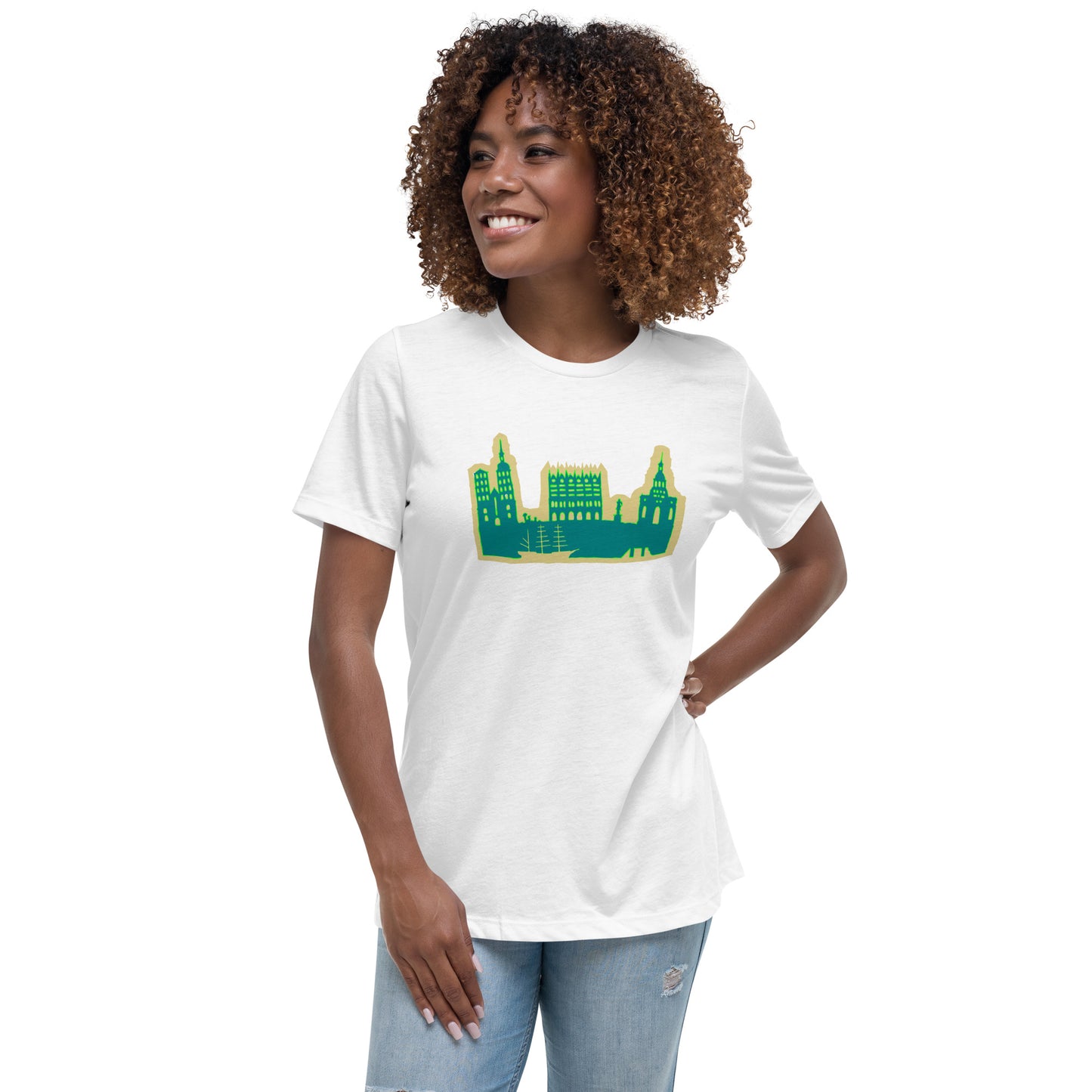 Lockeres Damen-T-Shirt